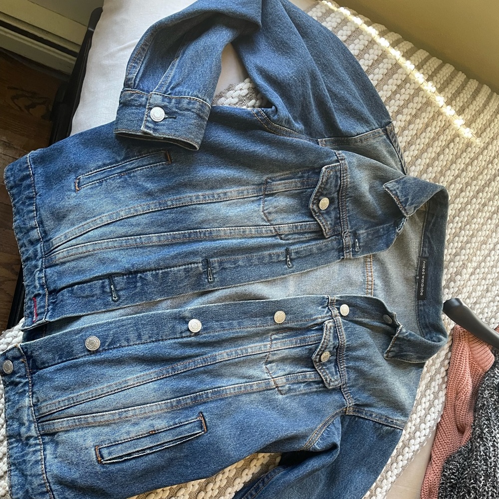 Naked wardrobe oversized Jean jacket